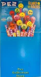 (image for) Funky Faces Pez 24ct Counter Display Header Card with Orange NEW Sticker