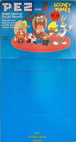 (image for) Looney Tunes Pez 24ct Counter Display Header Card with Orange NEW Sticker