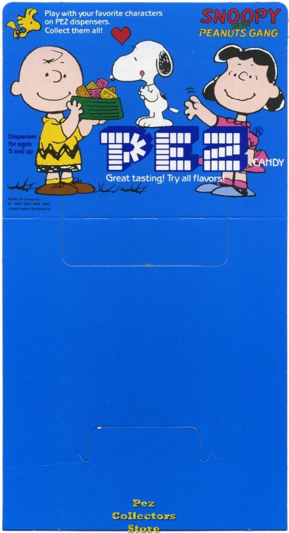 (image for) Peanuts Snoopy Pez 24ct Counter Display Header Card