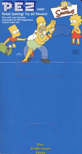 (image for) The Simpsons Pez 24ct Counter Display Header Card