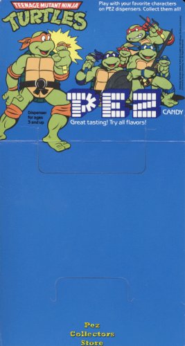 (image for) Teenage Mutant Ninja Turtles Pez 24ct Counter Display Header Card