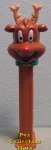 2012 Christmas Pez New Red Nosed Reindeer with 2 dots Loose