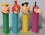 Complete Set of Discontinued Flintstones Pez Loose Austria 3.9 Stems (image for) Complete Set of Discontinued Flintstones Pez Loose Austria 3.9 Stems