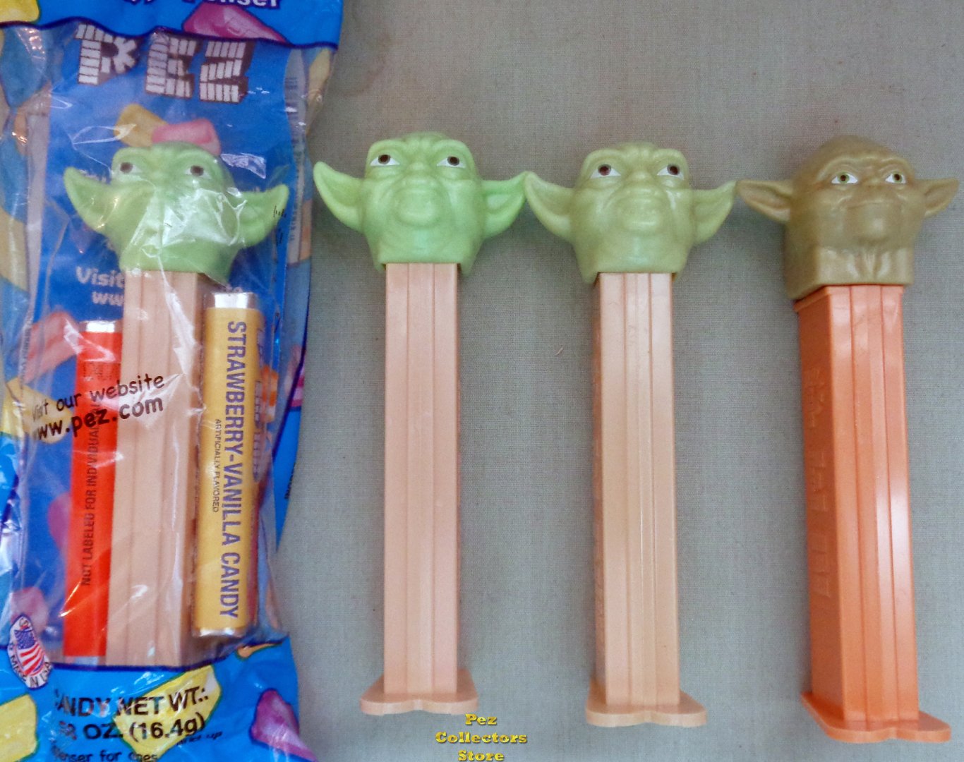 (image for) Mint Green Yoda Star Wars Pez Mint in Bag