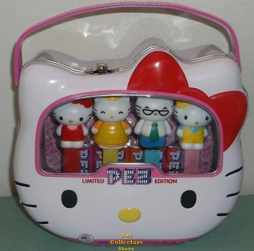 (image for) 40th Anniversary Hello Kitty Pez Tin with Mama, Papa, Mimi