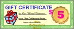 (image for) $5.00 Gift Certificate