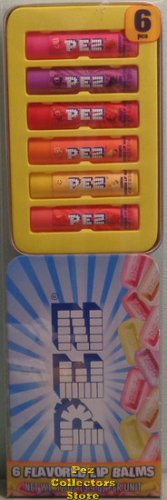 (image for) Pez Tin with 6 Pez Flavored Lip Balm Tubes