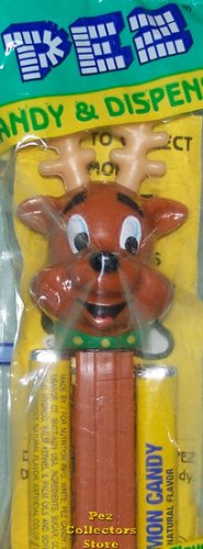 (image for) 9 spot Reindeer Pez 2002 Christmas Release MIB