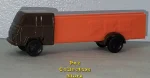 A Series Pez Truck Single Rear Axel Brown Cab A1 on Orange 3.9 Austria (image for) A Series Pez Truck Single Rear Axel Brown Cab A1 on Orange 3.9 Austria