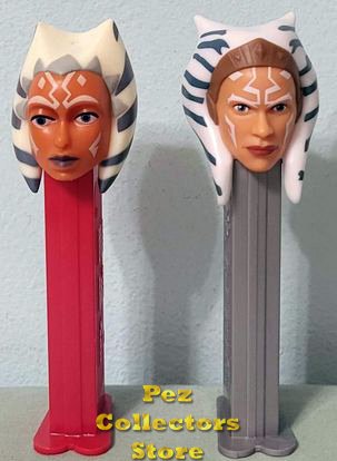 (image for) Ahsoka B Silver Stem Star Wars Mandalorian Pez LOOSE - SOS - Click Image to Close