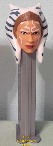 (image for) Ahsoka B Silver Stem Star Wars Mandalorian Pez LOOSE - SOS