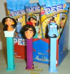 Disney Aladdin, Jasmine and Genie Pez Set