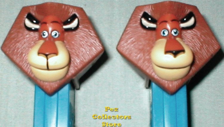 (image for) Alex the Lion with No Line Original Madagascar Pez MIP! - Click Image to Close