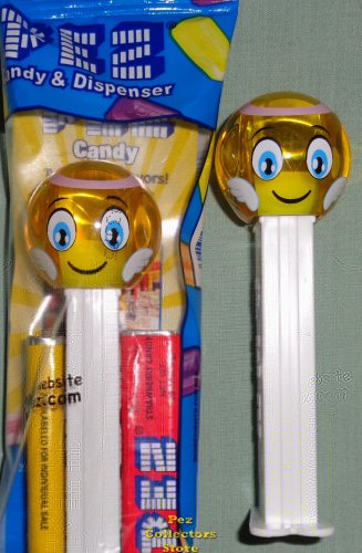 (image for) Yellow Crystal Angel Emoji Pez MIB