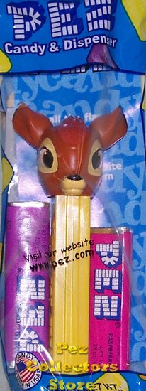 (image for) Bambi Pez from Disney Animal Friends Loose - Click Image to Close