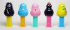 (image for) Set 015 Barbapapa Mini Pez Dispenser Set of 5 with Eggs and Bands