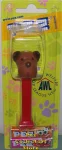 (image for) Original 2004 AWL Barky Brown Pez on Red Stem