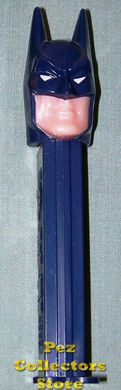 (image for) Batman Pez Tall Rounded Ear Dark Knight Flesh Face MIB - Click Image to Close