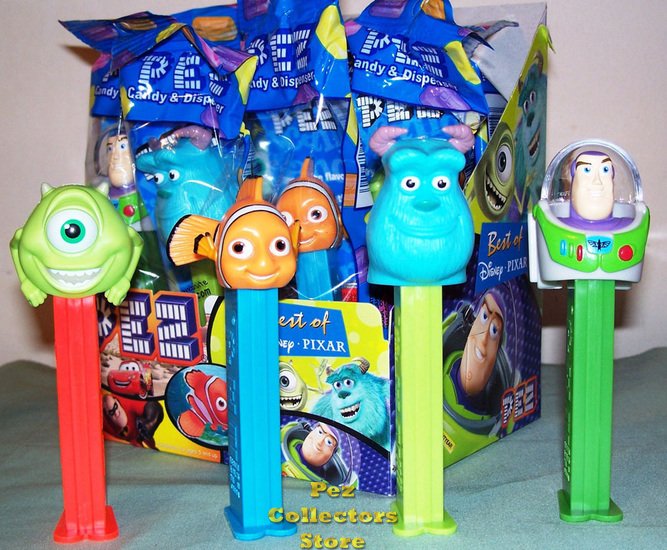 (image for) Best of Disney Pixar Set of 4 MIP! Nemo, Buzz, Mike, Sulley! - Click Image to Close