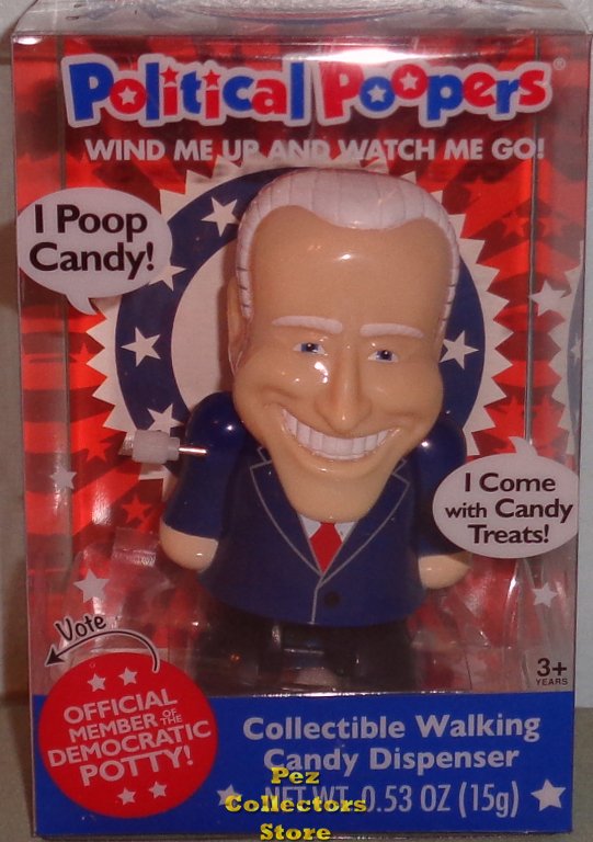(image for) Joe Biden Political Pooper Wind Up Walking Candy Dispenser - Click Image to Close