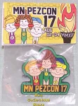 2012 MN PezCon 17th Convention Lapel Pin Green Background