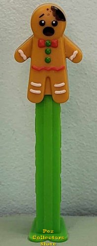 (image for) 2022 Bitten Gingerbread Man Pez Loose - Save on Shipping!