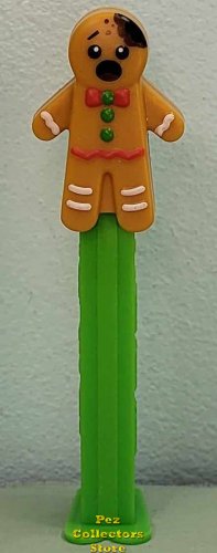 (image for) 2022 Bitten Gingerbread Man Pez Loose - Save on Shipping!