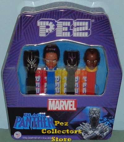 (image for) Marvel Black Panther Pez Gift Tin - Click Image to Close