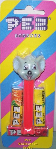 (image for) Blinky Bill 1997 Kooky Zoo Pez release Mint on Striped Card