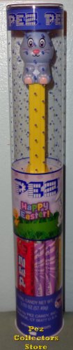 (image for) Full Body Blue Easter Bunny Pez Mint in Tube