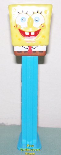 (image for) Dressed SpongeBob Pez on Blue Stem Loose