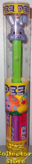 (image for) Blue Floppy Ear Bunny Easter Pez Mint in Tube