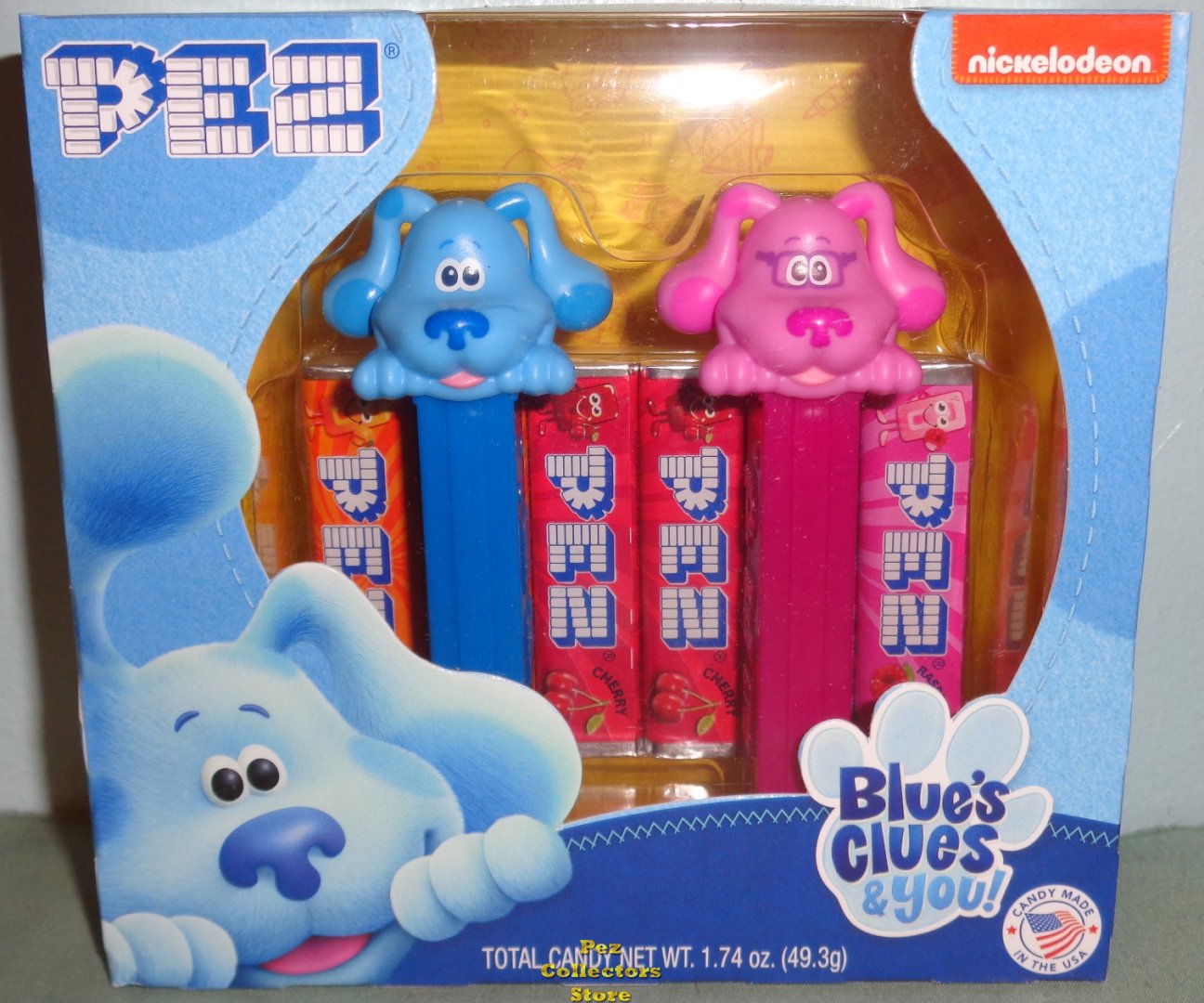 (image for) Blues Clues Blue and Magenta Pez Twin Pack