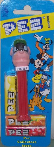 (image for) European Disney Bouncer Beagle Pez on Red Stem MOEC