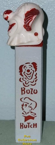(image for) Die Cut Bozo the Clown Pez White Head NF 2.6 Austria Stem
