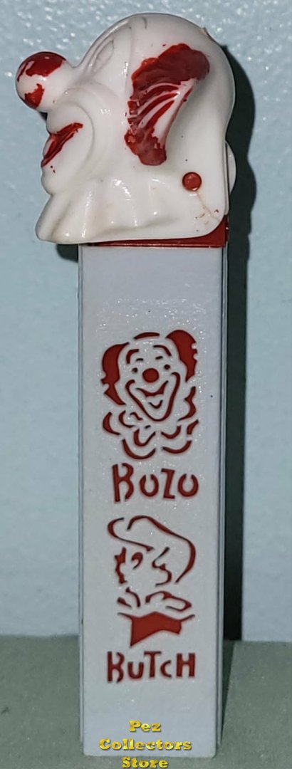 (image for) Die Cut Bozo the Clown Pez White Head NF 2.6 Austria Stem