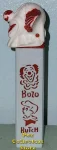 (image for) Die Cut Bozo the Clown Pez White Head NF 2.6 Austria Stem