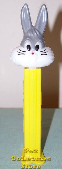 (image for) Bugs Bunny A Dark Ears Pez White Whiskers on Yellow