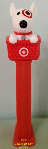 (image for) 2025 Target Bullseye Spot the Dog in Shopping Cart Promotional Pez Loose