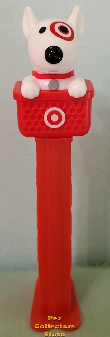 (image for) 2025 Target Bullseye Spot the Dog in Shopping Cart Promotional Pez Loose