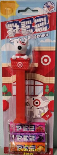 (image for) 2025 Target Bullseye Spot the Dog in Shopping Cart Promotional Pez MOC