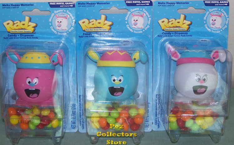 (image for) Prototype Radz Bytz Easter Bunny - Raz, Flop & Blu MOC - Click Image to Close