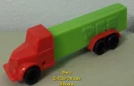 (image for) C16 Red Cab 3.9 Austria Green Trailer C Series Truck Pez Rolling Wheels