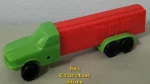 (image for) C4 Green Cab Red 3.9 Austria Trailer C Series Truck Pez Rolling Wheels