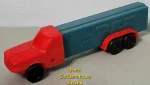 (image for) C4 Red Cab 3.9 Jugo Blue Trailer C Series Truck Pez Rolling Wheels