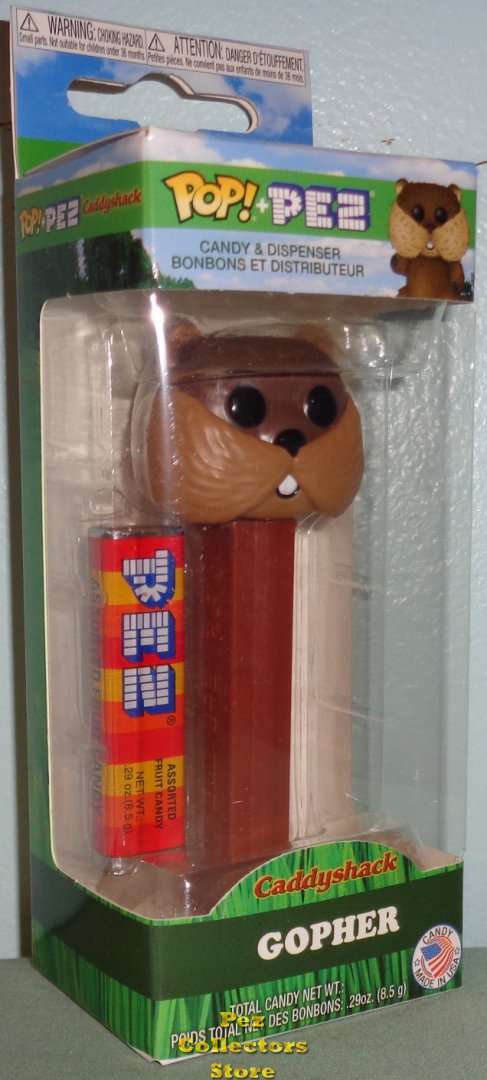 (image for) Caddyshack Gopher POP!+PEZ - Click Image to Close