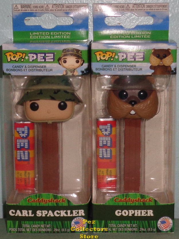 (image for) Caddyshack Carl Spackler and Gopher POP!+PEZ Bundle