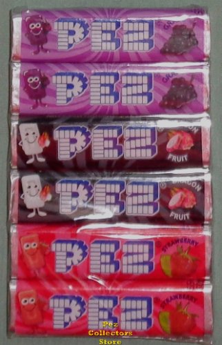 (image for) 1 package of 6 rolls Pez Candy with Dragon Fruit Flavor Refills