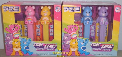 (image for) Care Bears Pez Twin Pack Pair - Cheer, Funshine, Grumpy, Share