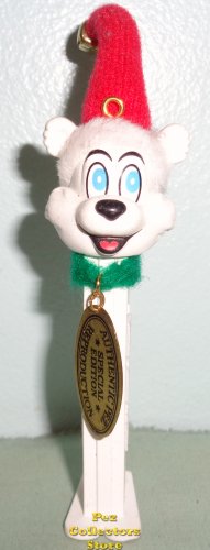 (image for) Carlton Cards Pez Polar Bear Ornament from 2002